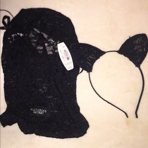 Cat ear headband with bag